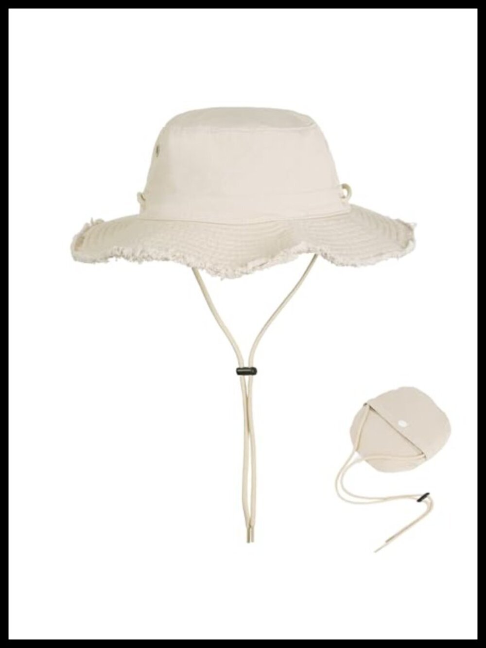 Foldable Bucket Hat for Women Men, Wide Brim Sun Hat, 100% Cotton, Packable UV